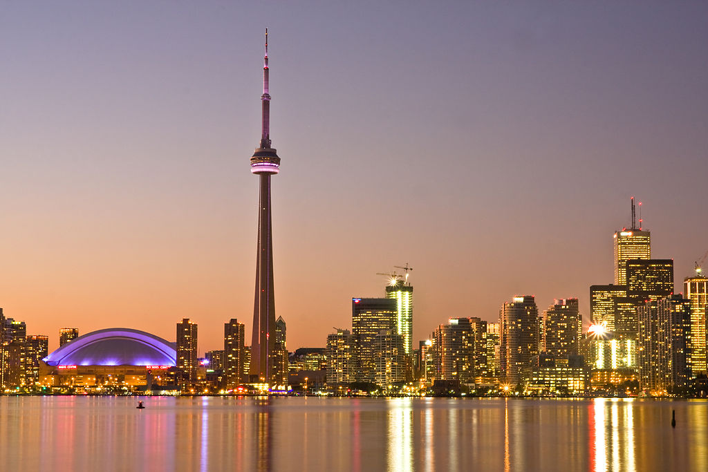 Toronto at dusk