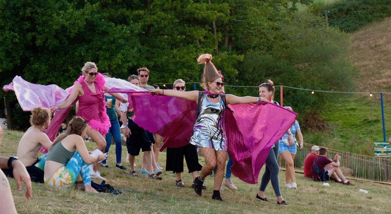 Smiling faces at Nozstock