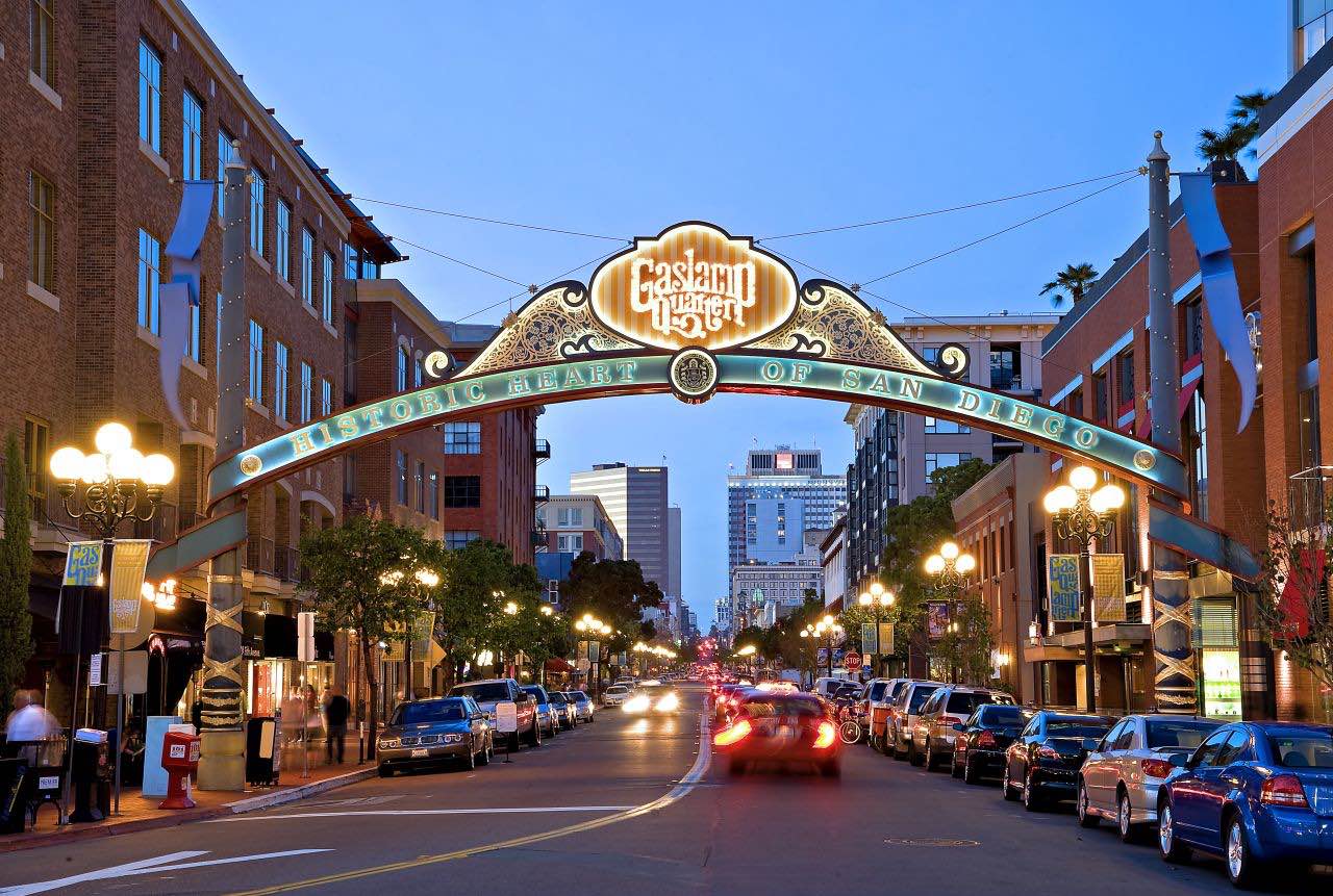 Gaslamp Sign, San Diego