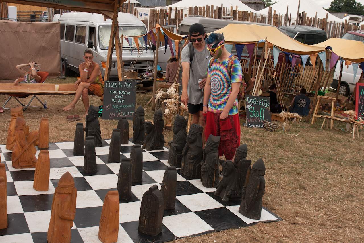 Giant chess at "The Altered State" area