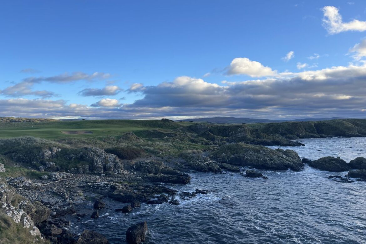 View over the coast