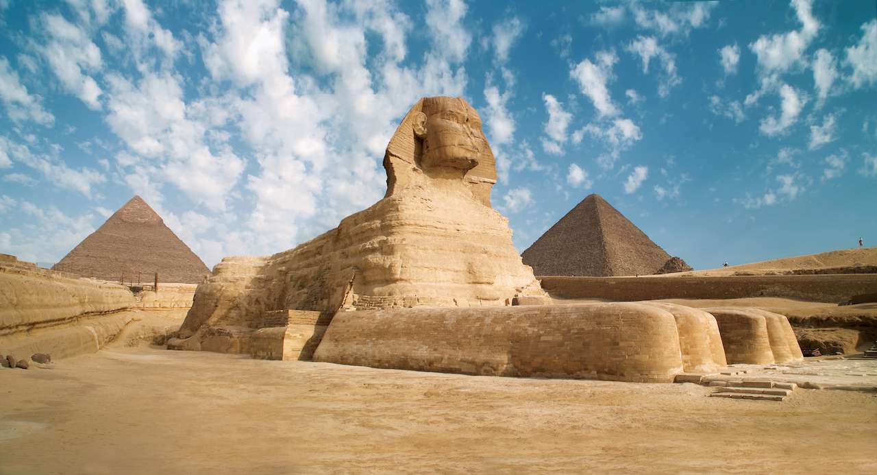 Pyramids of Giza and the Great Sphinx