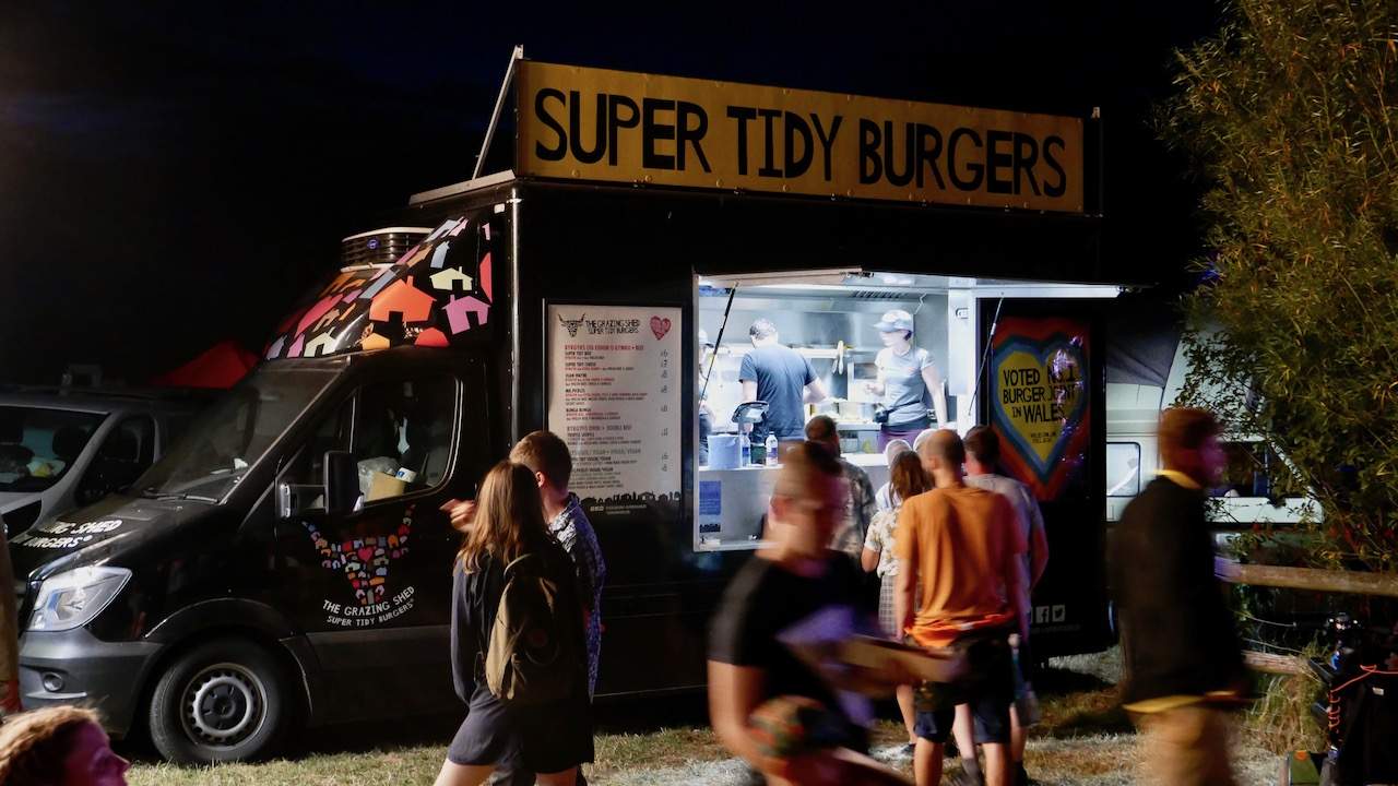 Super Tidy Burgers at Nozstock