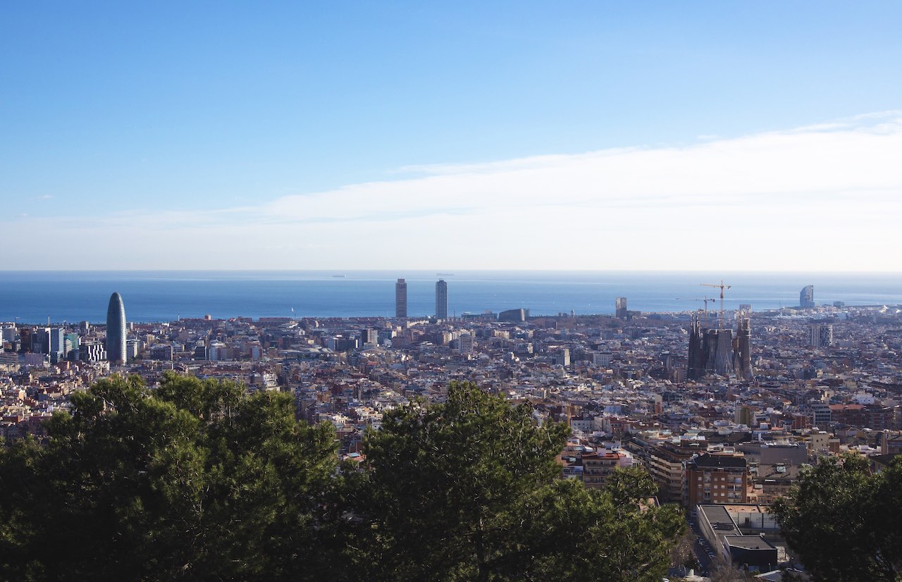 View of Barcelona from the Bunkers del Carmel