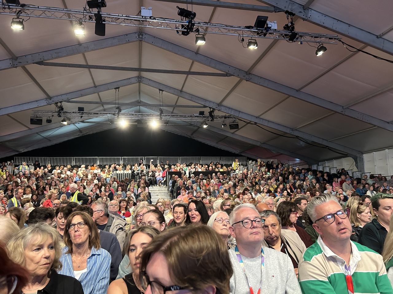 Hay Festival Crowd for Marian Keyes