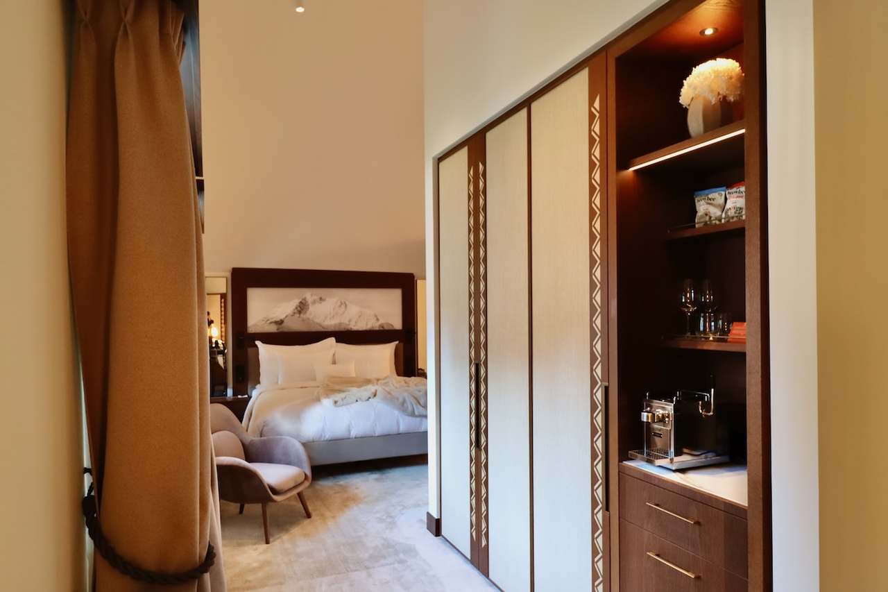 Junior Suite at the Grace La Margna Hotel in St Moritz, Switzerland